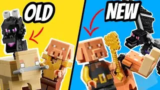 OLD VS NEW LEGO MINECRAFT SETS IN 2024 | The Nether And The End