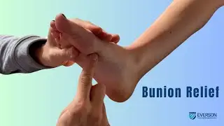 Как облегчить боль в косточке большого пальца стопы за 2 минуты