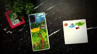 Simple Mobile cover Painting | Acrylic painting for beginners #29