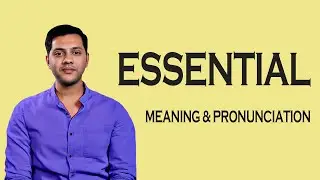 ESSENTIAL  -  Meaning & Pronunciation  Word World   Audio Video Dictionary