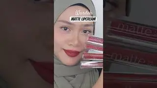 4 NEW SHADES of Wardah Matte lipcream #shorts