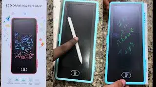 2-in-1 Digital Writing Pad Pencil Case Unboxing | Doodle, Draw & Learn Anywhere