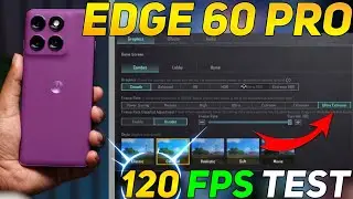 Motorola Edge 60 Pro 120 Fps Test | Dm 8350e Processor ☠️☠️