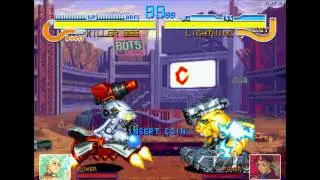 Cyberbots Fullmetal Madness / attract mode / arcade fighting game 1995