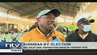 Kiambaa by-election: Police officers arrive ahead of polls
