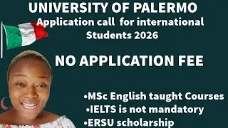 UNIVERSITY OF PALERMO🇮🇹|COMPLETE APPLICATION GUIDE 2026| STUDY IN ITALY 🇮🇹