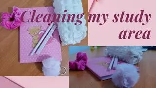 Cleaing my study area..😊 |simple setup