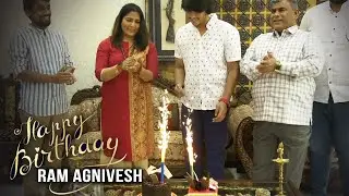 IKSHU Movie Hero Ram Agnivesh Birthday Celebrations || HBD Ram Agnivesh || Rajeev Kanakala || SM