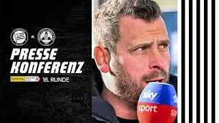 🎙️ | Die Pressekonferenz vor der 16. Runde der ADMIRAL Bundesliga gegen den Stadtrivalen.