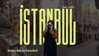 Istanbul in the Rain | Peaceful Street Walk (Early December 2025)