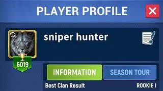 hunting Sniper completing tour 12