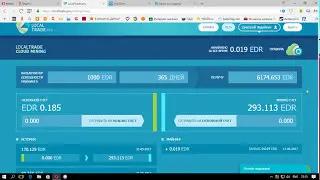#Edinar Mining 0.5% per day at the exchange #LocalTrade 11/05/2017