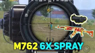M762 6x Spray 🔥 | 6x Spray Sensitivity Bgmi | Pubg Mobile Gyroscope Sensitivity