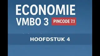 Pincode Economie VMBO MAVO 3 [editie 7.1.] - Hoofdstuk 4 uitleg
