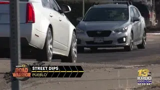 Dips in some Pueblo streets raise concern but explained by public works director