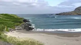 Road trip around donegal Ireland coast in a sprinter van