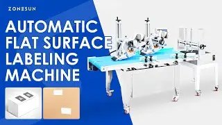 ZONESUN ZS-TB160P2 High-Speed Flat Surface Labeling Machine with Paging Feeder