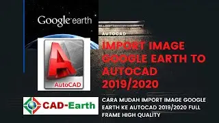 Import Image Google Earth to Autocad