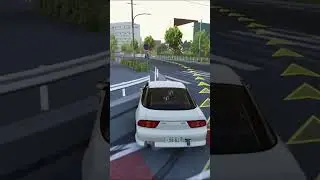 333hp Nissan 180SX | Oi Wharf | Assetto Corsa | ON CONTROLLER | #shorts