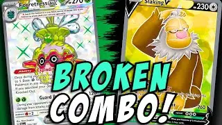 This Slaking Deck Lives on the EDGE!! Aggressive and Disruptive Build! Paldea Evolved Decklist PTCGL