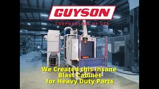 The Wildest Automated Blast System for Heavy Parts