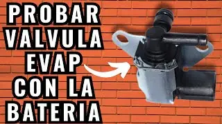 COMO PROBAR LA VALVULA EVAP CON LA BATERIA DEL AUTO ( VÁLVULA SOLENOIDE DE PURGA DEL CANISTER )