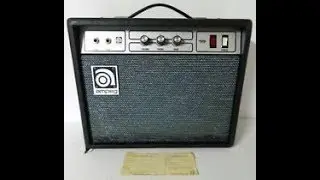 1976 Ampeg G- 100 Solid State Amp Ed Dana Guitar
