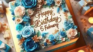 5 February Birthday Wishes|Happy Birthday Song|Happy Birthday status|Birthday wishes 5 February