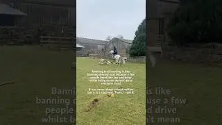 There I said it! 🤷&zwj;♀️🙈🫣📯 #trailhunting #fyp #viral #horse #bantheban