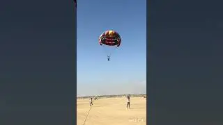 Pairasuit ride in Jaisalmer 🪂 #vlog