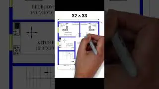 32 by 33 House plan | 32&times;33 Ghar ka naksha | 1056 Sq.ft @asconsultancy