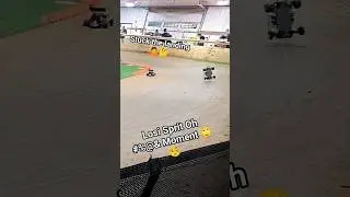 Flying Losi Sprint car 👀 #ovalracing #sprintcar