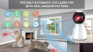 YVE LIFE Laser Cat Toys for Indoor Cats, The 4th Generation Real Random Trajectory Motion Laser