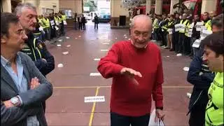El alcalde visita el Parque de Bomberos de Martiricos en Fin de Año