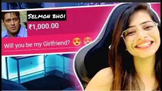I proposed streamers on live stream@SavageGIRLGaming