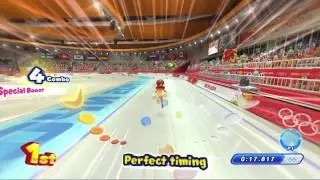 Mario & Sonic at the Sochi 2014 Olympic Winter Games: Speed Skating 500M [1080 HD]