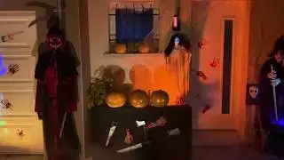Halloween 2019 &agrave; F&egrave;ves outside decoration. With AtmosFX effect.