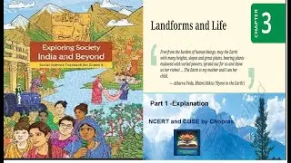 Landforms and Life class 6 | Theme 1|CLASS 6 Social Science chapter 3 #ncertnewbook #ncertclass6th