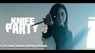3 vs 1 Knife Fight