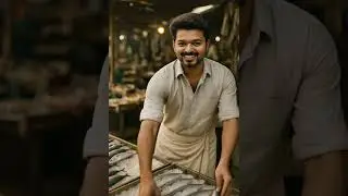 Kollywood Stars in the Fish Market &ndash; Reel Turns Real #ai #shorts