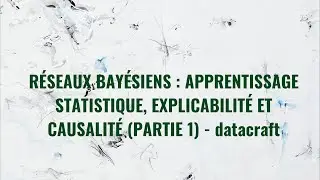 Réseaux Bayésiens : apprentissage statistique, explicabilité et causalité (partie 1) - datacraft