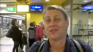 International House Sitting Farewell to London - Gatwick Express Train Tip