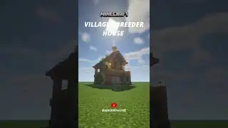 [Aesthetic Farm] Minecraft Villager Breeder House Shorts