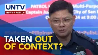 PNP, nilinaw na hindi ipinagtatanggol ni Gen. Marbil ang mga drug user