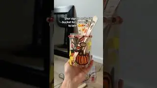 Fall bucket list 🍁 🎃 👻 #creative #fall #bucketlist #diy #tutorial #halloween #craftideas #autumn