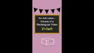 Volume of a Rectangular Prism #shorts #math #8thgrade #volume #rectangular #prism