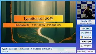 TypeScript化の旅: Helpfeelが辿った試行錯誤と成功の道のり - 寺本大輝 / TSKaigi2024 Track1