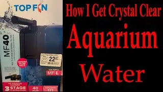 Full Review On TOPFIN MF40 multi-Stage Internal Filter #ClearAquariumWater