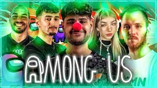 AUCH JELLO MUSS MAL DIE SCHERE HEBEN…✂ AMONG US mit ganz verrücktem Squad😂 ft. Fibii, Chef & co🧂