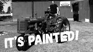Реставрация Farmall C завершена! Но в какой цвет мы его покрасили?
